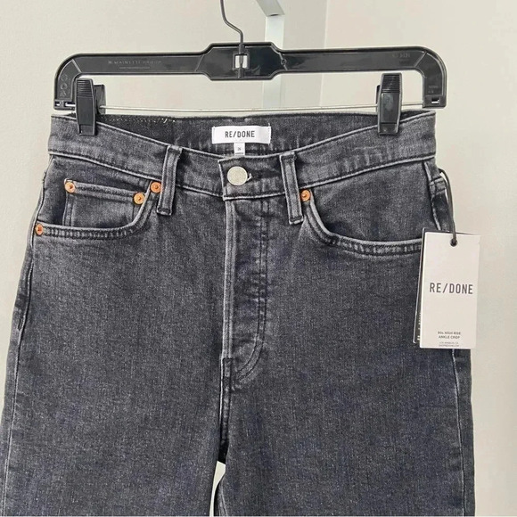 NWT Re/Done 90s High Rise Ankle Crop Jeans size 26 - Picture 4 of 11
